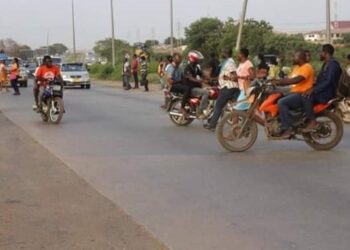 Danger looms as Motor riders and Pedestrians take over Accra – Tema Motorway