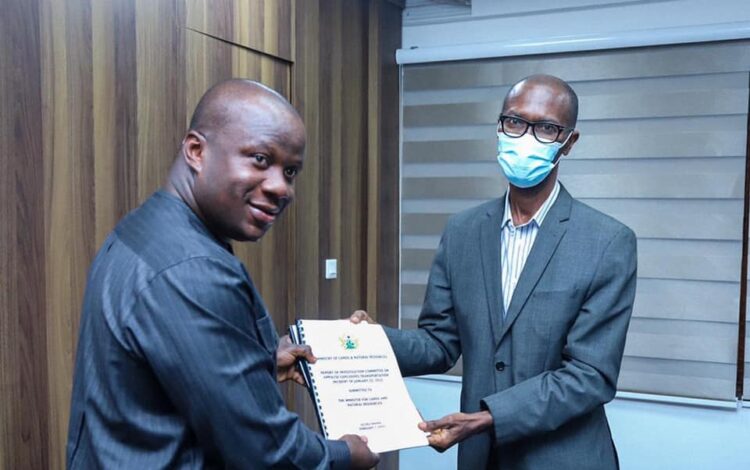 Minister receives report of Apiate investigative committee