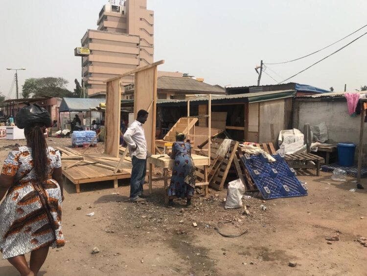 Ejected Traders at Circle stranded as Gov’t fails to reconstruct Pedestrian Shopping Mall