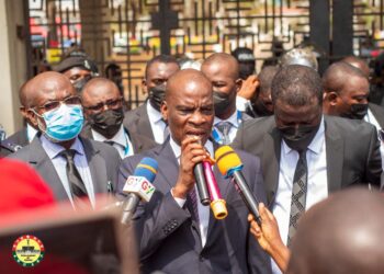 PHOTOS: NDC Youth Wing, Coalition, present petition on E-Levy to Parliament