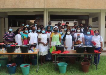 Ministry of Transport takes staff through soap making