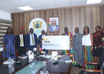 GCB donates GH¢100k to Apiate Support Fund