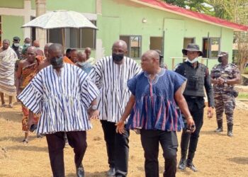 Interior Minister inspects ongoing projects at Immigration Mid-Country Training School at Tepa