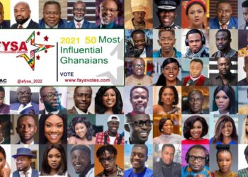 Africa Youth Showbiz Awards announces list of 50 Most Influential Ghanaians for 2021