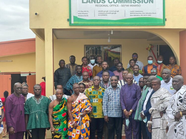 Lands Commission inaugurates Western North Regional Office