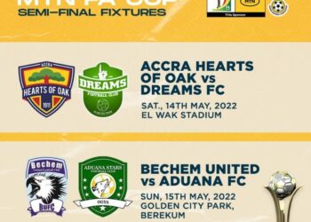 MTN FA Cup Semi-Finals matches to be plauyed on May 14, 15