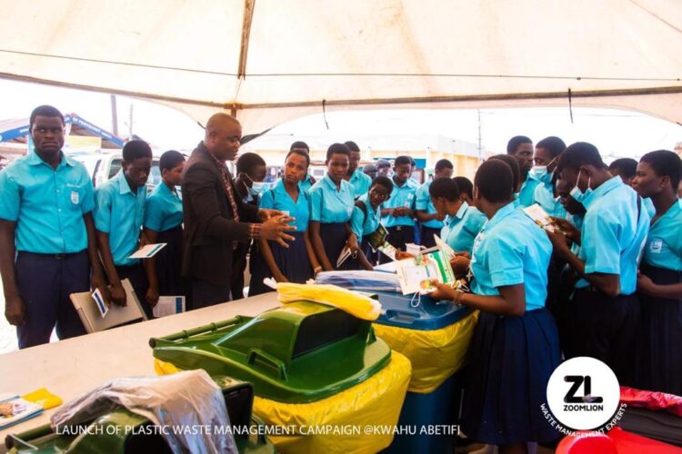 MESTI, Others launch Plastic Waste Management Campaign as Zoomlion supports with 300 bins
