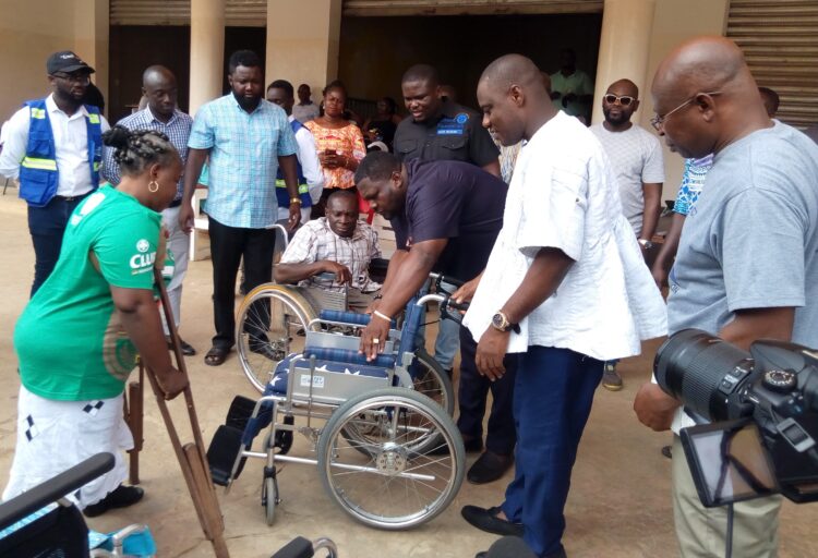 Kabaka Foundation donates wheelchairs to persons with disability in Nkwatia