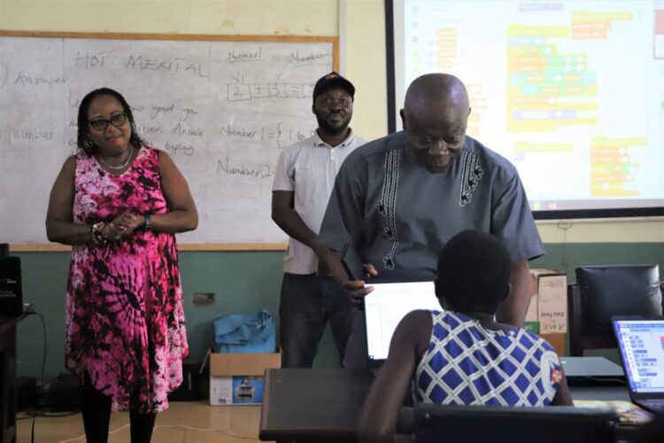 Ahafo Regional Minister tours GIICT beneficiaries at training centres
