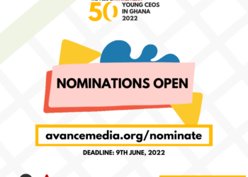 Nominations opened for 2022 Top 50 Young CEOs in Ghana Ranking