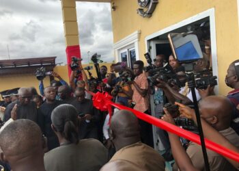 Lord Commey builds Police station at Shukura