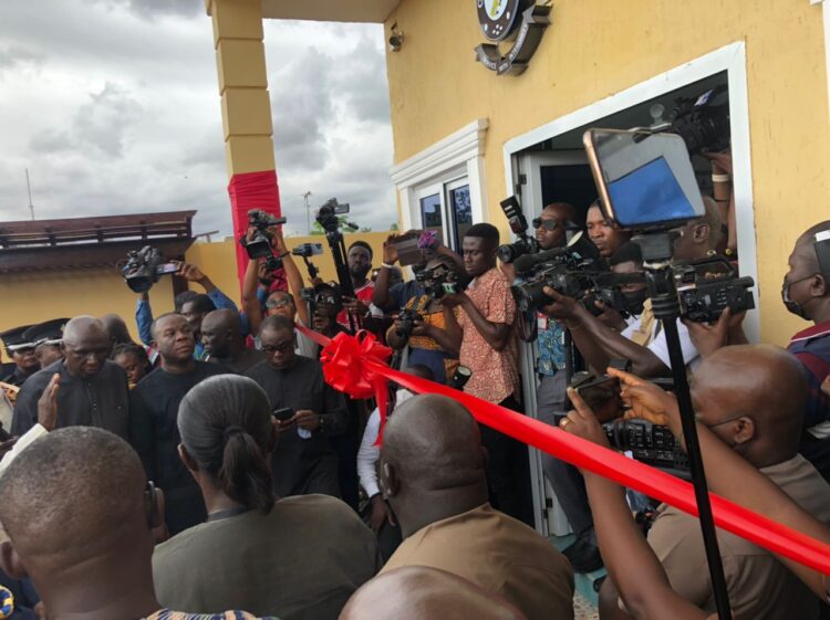 Lord Commey builds Police station at Shukura