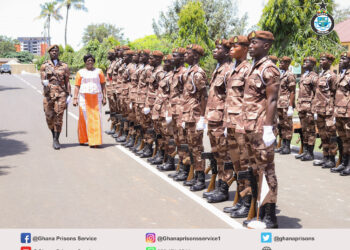 470 Ghana Prisons Service officers pass out