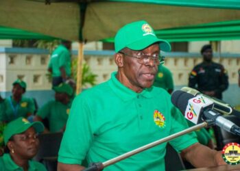 Speaker Bagbin leads MPs to plant trees at Parliament House
