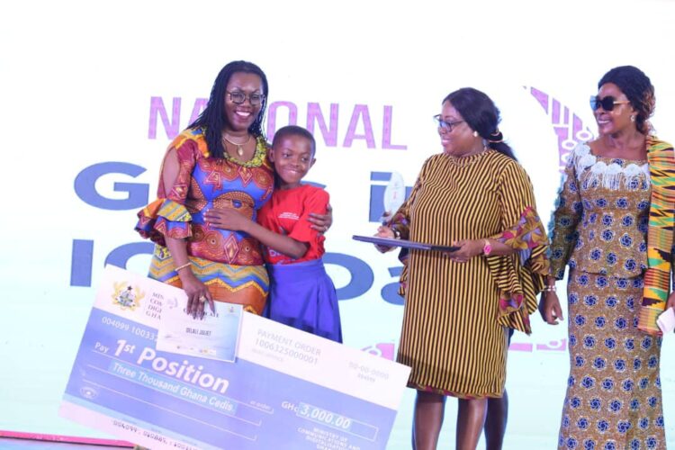AHAFO REGION: 12-year-old Juliet Delali wins Girls In ICT Award