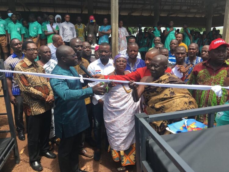 Techiman South MP donates 200 double beds, 400 foam mattresses to Yeboah Asuamah SHS
