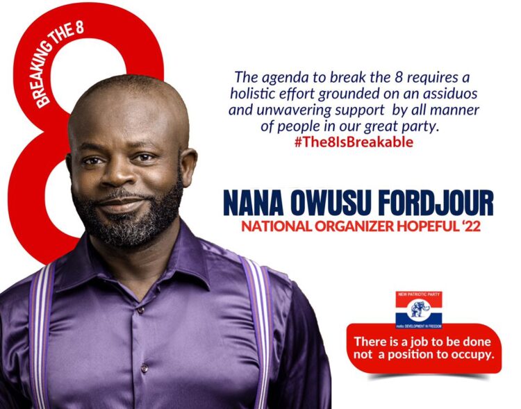 NPP Elections: There’s a job to be done –  Nat’l Organizer Hopeful Nana Owusu Fordjour writes