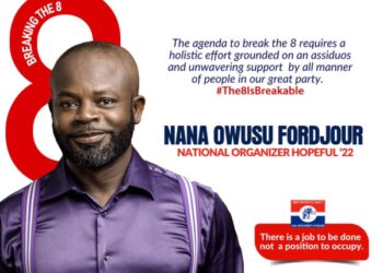NPP Elections: There’s a job to be done –  Nat’l Organizer Hopeful Nana Owusu Fordjour writes