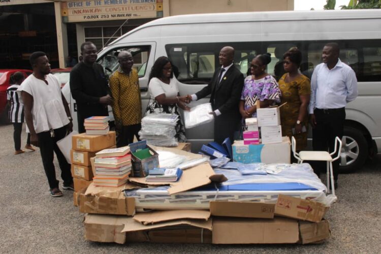 Nkawkaw MP donates medical equipment worth ¢120K to Abetifi Training College