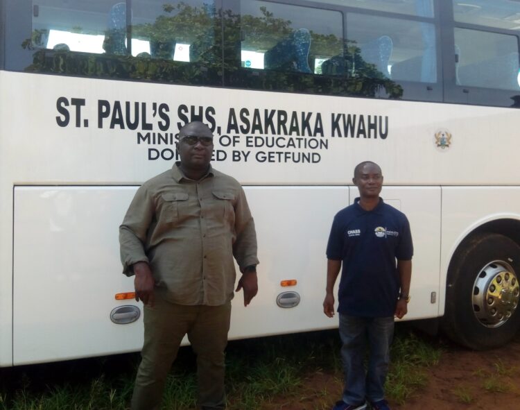 Kwahu: St. Paul’s SHS gets new Bus, MP calls for maintenance
