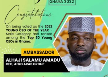 Ambassador Alhaji Salamu Amadu crowned 2022 Young CEO of the Year