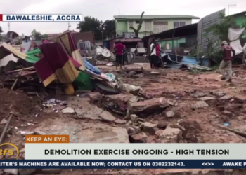 Illegal structures at Bawaleshie demolished