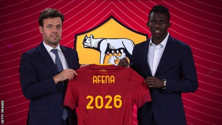 Felix Afena-Gyan signs new Roma contract until 2026