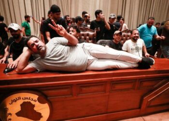 Protesters storm Iraqi parliament in Baghdad