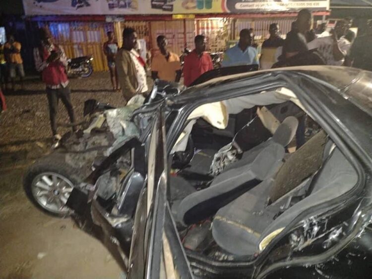 Police officer dies in gory accident at Tema