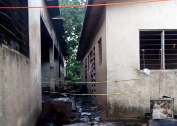 Fire guts Obo Kwahu SHS girls dormitory