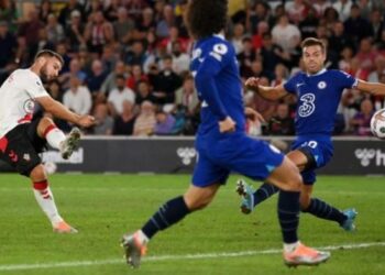 Southampton humiliates Chelsea in a 2-1 fierce battle
