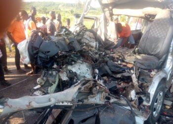 C/R: 12 persons killed in car accident at Eduegyei