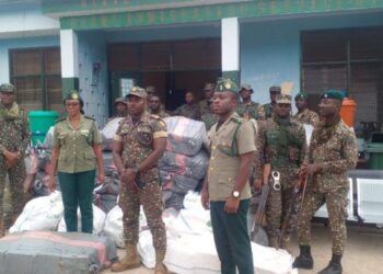 GIS intercepts 2497 slabs of suspected Indian hemp