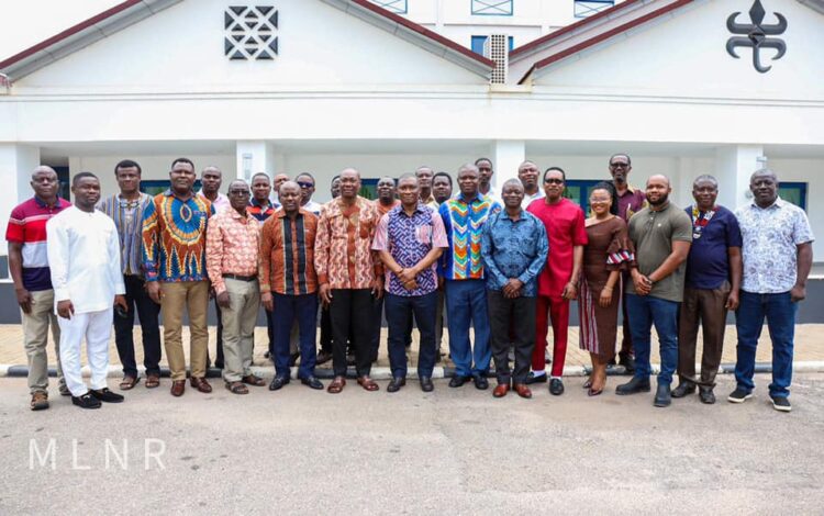 Deputy Lands Minister engages Minerals Commission Regional Managers, District Officers