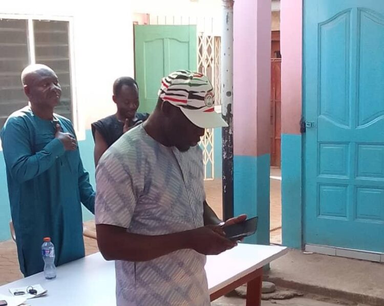 Tataanah North branch of NDC swears in executives