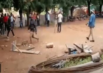 N/R: NDC Tamale office on ‘fire’ as party members destroy properties