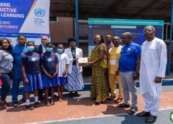 AMA receives 55 computers from iamtheCODE to equip young children in ICT training