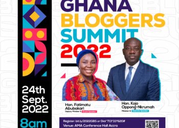 Oppong Nkrumah, Fatimatu Abubakar to attend 2022 Ghana Bloggers Summit