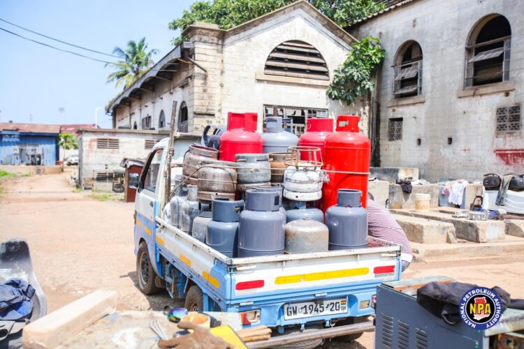 NPA, Security Agencies raid illegal cylinder refurbishing facility