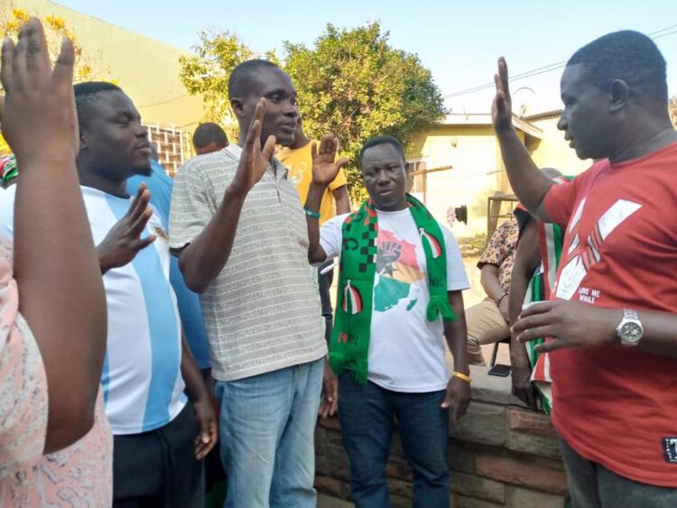 Christ Mission B2 branch of NDC swears in executives