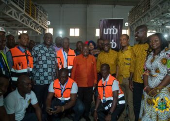 1D1F: Akufo-Addo commissions factories in Awutu Senya West, Gomoa East