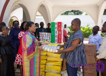 Rebecca Foundation donates food items to Special Schools and orphanages