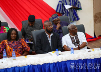 UCC Dept. of English Honours Prof. Jane Naana Opoku-Agyemang, two others