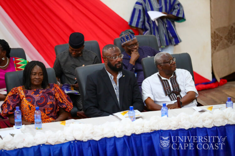 UCC Dept. of English Honours Prof. Jane Naana Opoku-Agyemang, two others