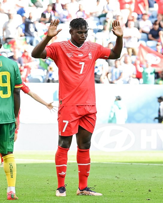 2022 WORLD CUP: Embolo scores for Switzerland against Cameroon
