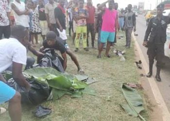 A/R: Fuel tanker rams over motor rider at Sofoline