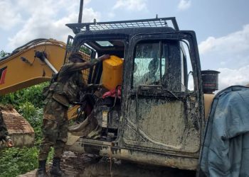 Operation Halt II seizes 30 excavators, destroys 4