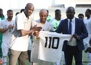 Andre Ayew marks his 110th appearance for Ghana