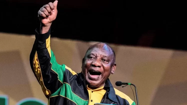 President Cyril Ramaphosa defies scandal to win party vote