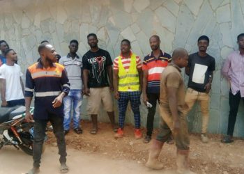 Akroma Gold employees demonstrate over abuse by Chinese employers